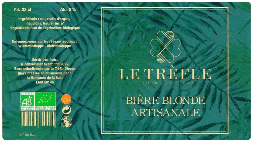 Etiquette BRASSERIE DE LA BAIE 40