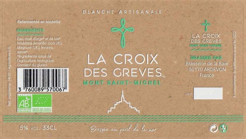 Etiquette BRASSERIE DE LA BAIE 42