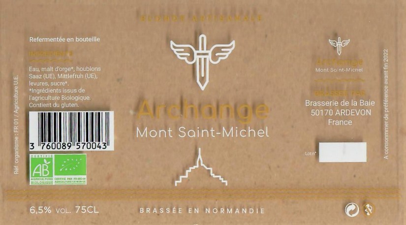 Etiquette BRASSERIE DE LA BAIE 44