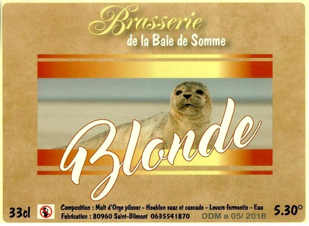 Etiquette BRASSERIE DE LA BAIE DE SOMME 09