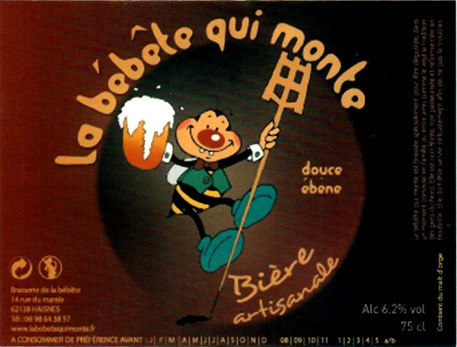 etiquette BRASSERIE DE LA BEBETE 01