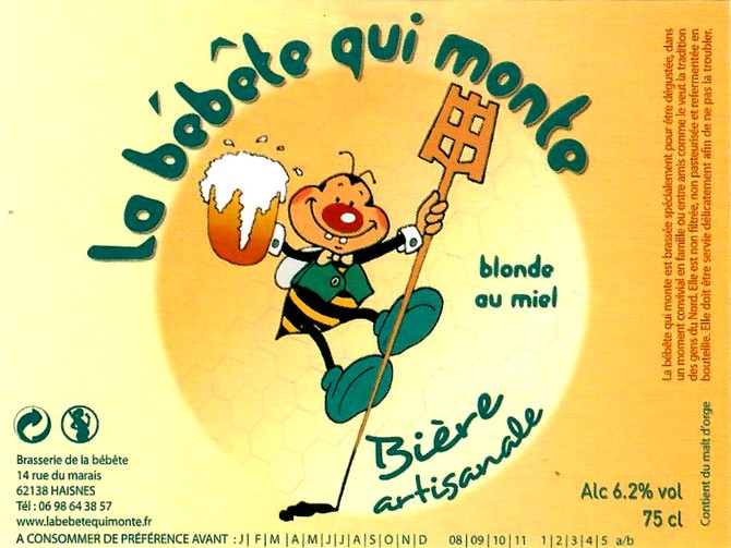 etiquette BRASSERIE DE LA BEBETE 02