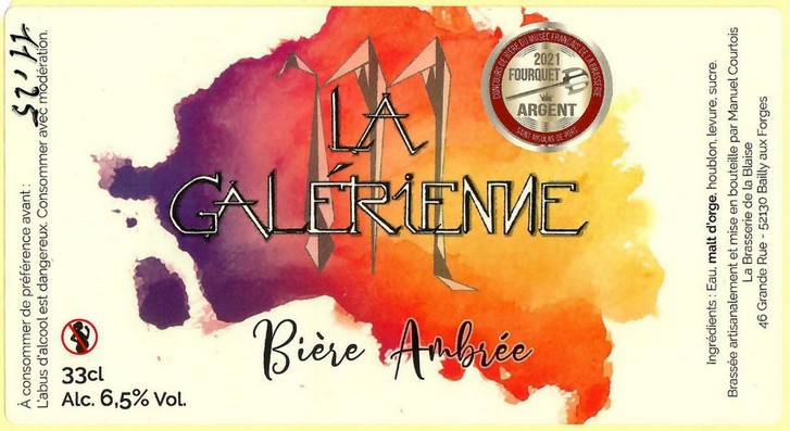 Etiquette BRASSERIE DE LA BLAISE 13