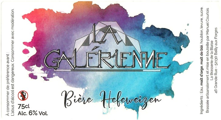 Etiquette BRASSERIE DE LA BLAISE 17