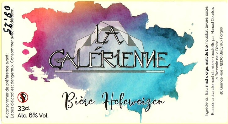 Etiquette BRASSERIE DE LA BLAISE 18