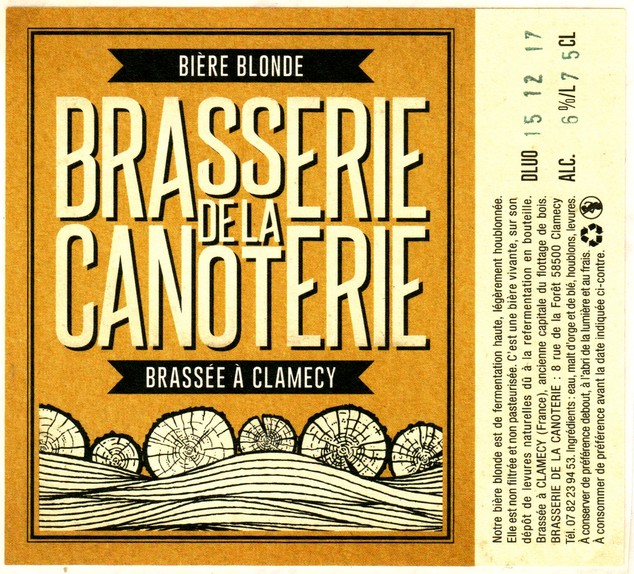etiquette BRASSERIE DE LA CANOTERIE 02