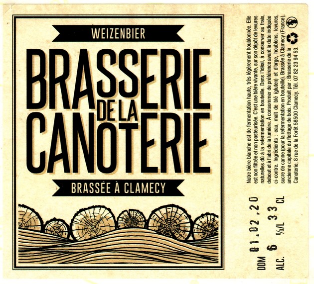 etiquette BRASSERIE DE LA CANOTERIE 08