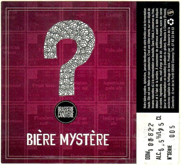 Etiquette BRASSERIE DE LA CANOTERIE 11