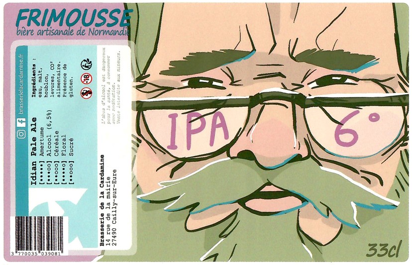 Etiquette BRASSERIE DE LA CARDAMINE 12