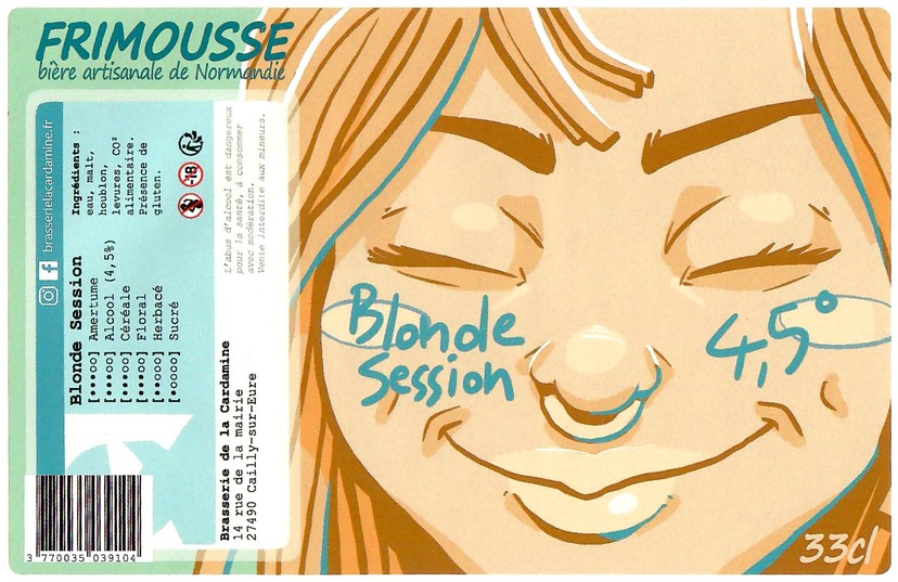 Etiquette BRASSERIE DE LA CARDAMINE 13