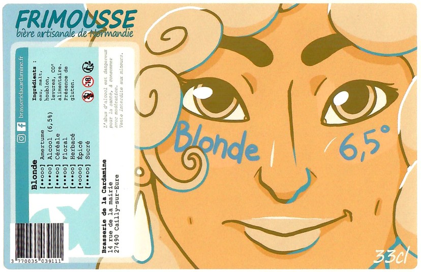 Etiquette BRASSERIE LA CARDAMINE 15