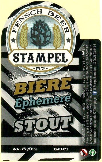 Etiquette BRASSERIE DE LA CARTOUCHERIE 08