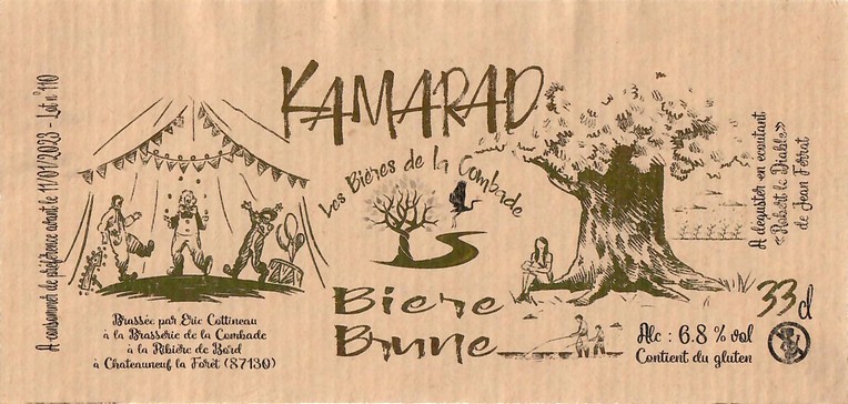 Etiquette BRASSERIE DE LA COMBADE 08