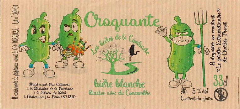 Etiquette BRASSERIE DE LA COMBADE 14