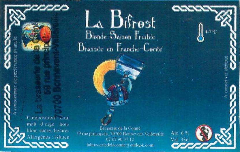 Etiquette BRASSERIE DE LA COMTE 01