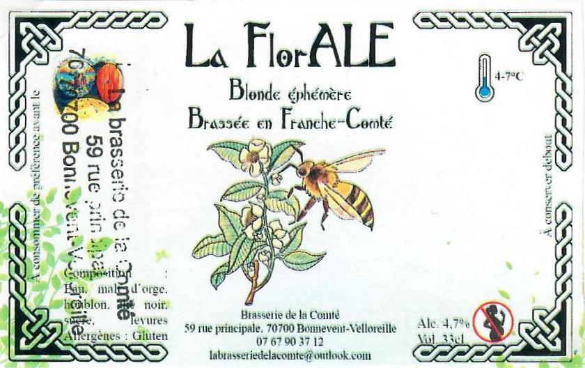 Etiquette BRASSERIE DE LA COMTE 03