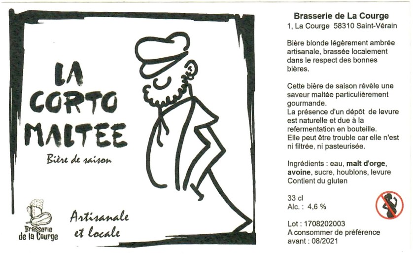 Etiquette BRASSERIE DE LA COURGE 03
