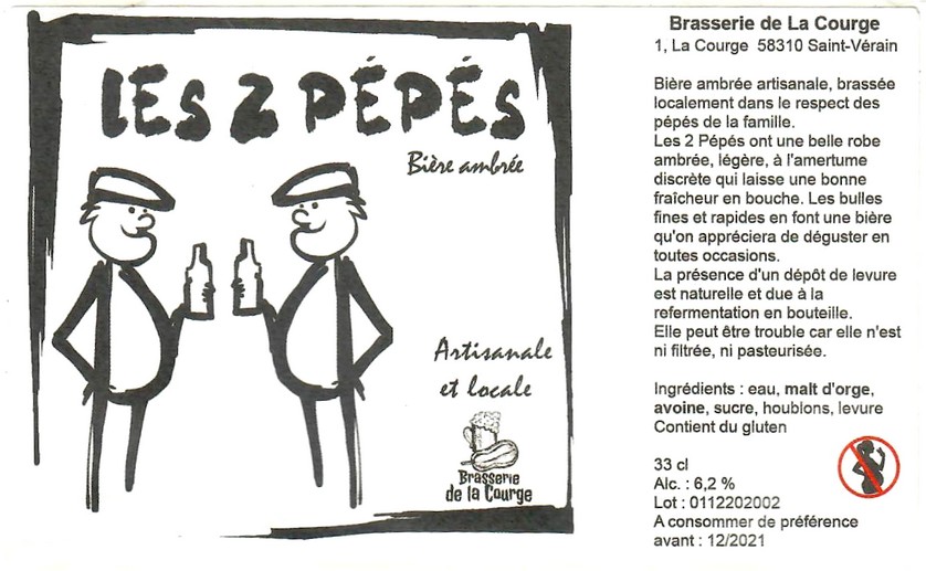 Etiquette BRASSERIE DE LA COURGE 04