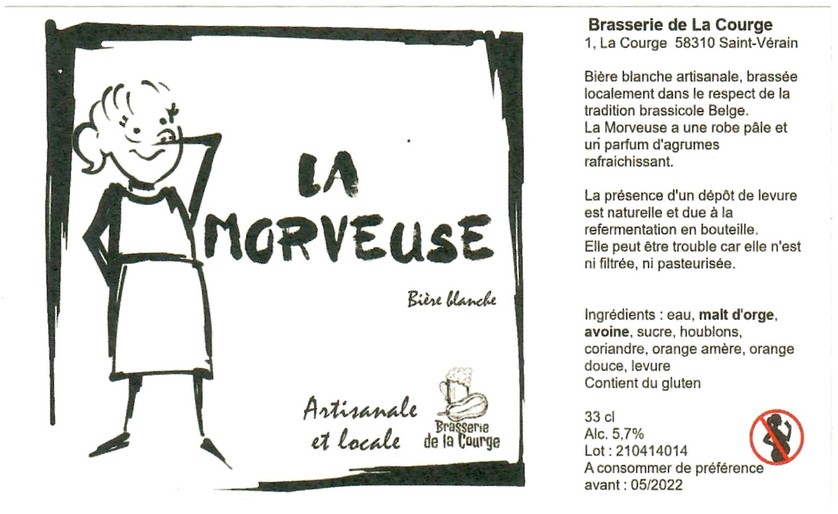 Etiquette BRASSERIE DE LA COURGE 07