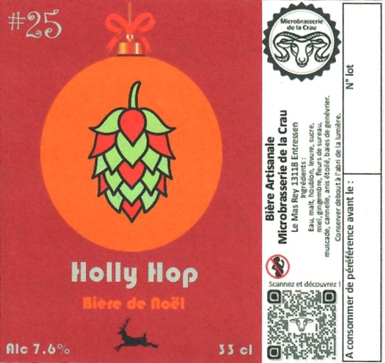 etiquette BRASSERIE DE LA CRAU 03