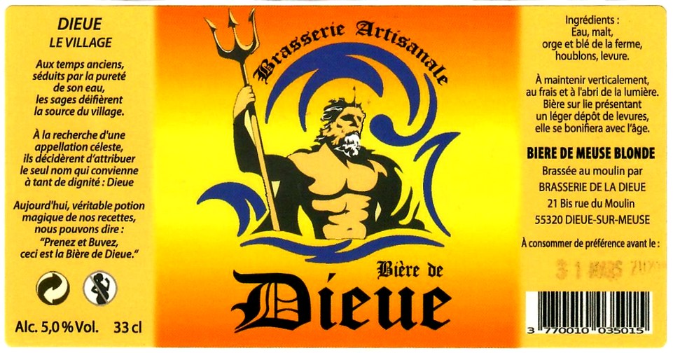 etiquette BRASSERIE DE LA DIEUE 02