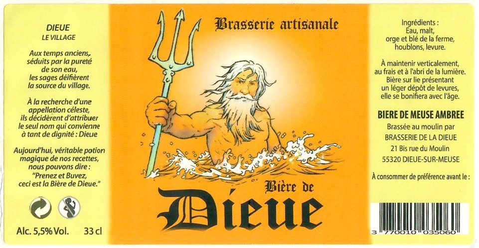 Etiquette BRASSERIE DE LA DIEUE 04