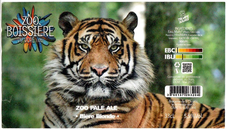 Etiquette BRASSERIE DE LA DIVATTE 101