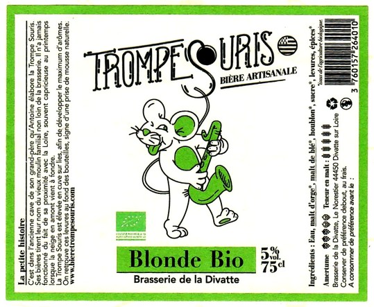 etiquette BRASSERIE DE LA DIVATTE 81