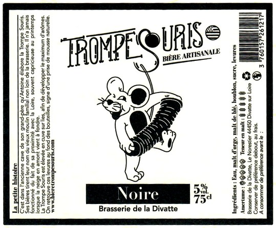 etiquette BRASSERIE DE LA DIVATTE 82