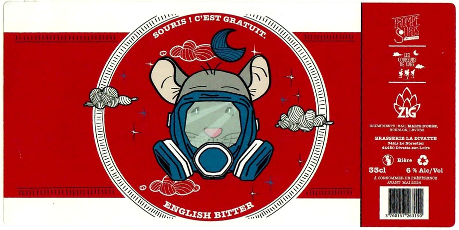 Etiquette BRASSERIE DE LA DIVATTE 98