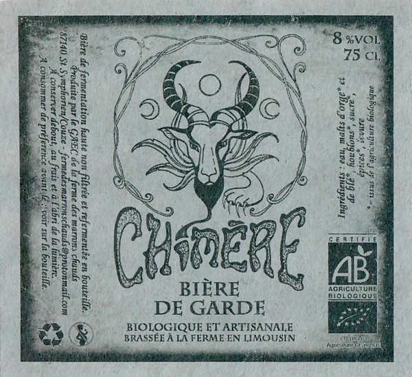 Etiquette BRASSERIE DE LA FERME DES MARRONS CHAUDS 16