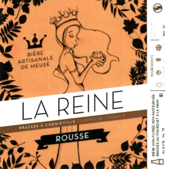 etiquette BRASSERIE DE LA FORET DE LA REINE 01