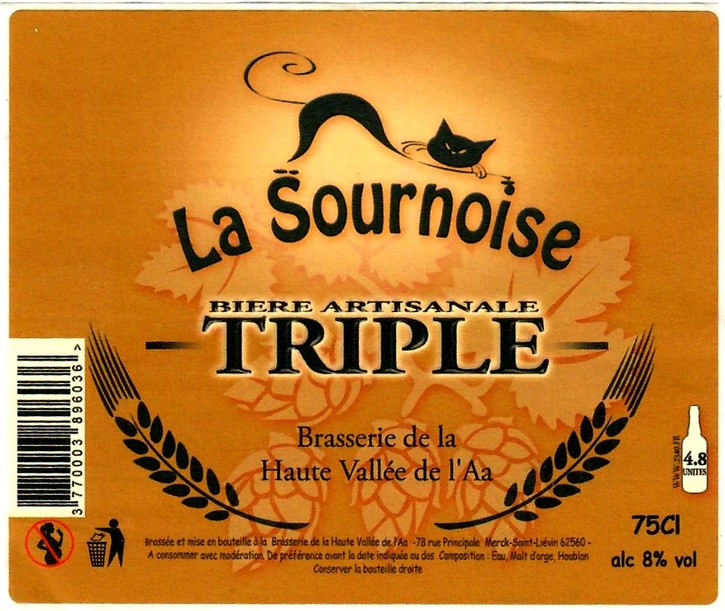 Etiquette BRASSERIE DE LA HAUTE VALLEE DE L'AA 09