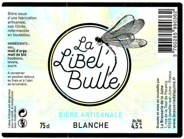 Etiquette BRASSERIE DE LA JUINE 02