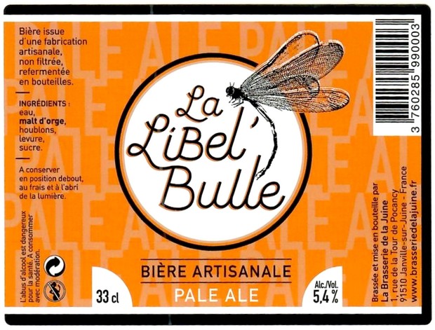 Etiquette BRASSERIE DE LA JUINE 04