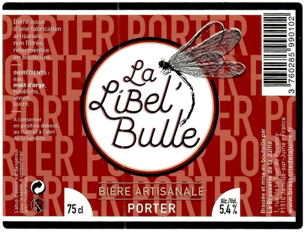 Etiquette BRASSERIE DE LA JUINE 05