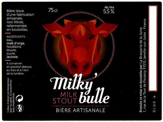 Etiquette BRASSERIE DE LA JUINE 38