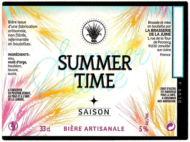 Etiquette BRASSERIE DE LA JUINE 39