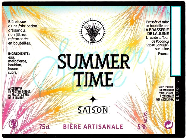 Etiquette BRASSERIE DE LA JUINE 40