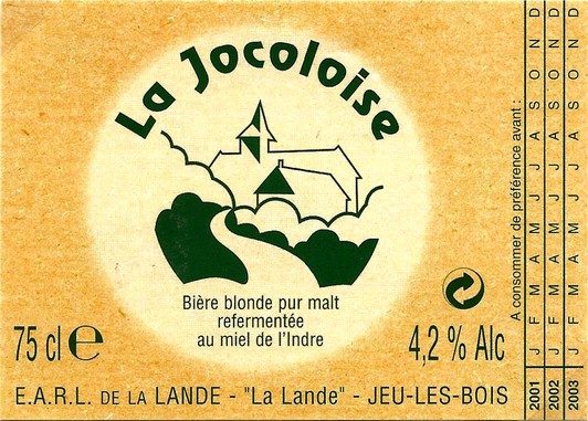 etiquette BRASSERIE DE LA LANDE 01