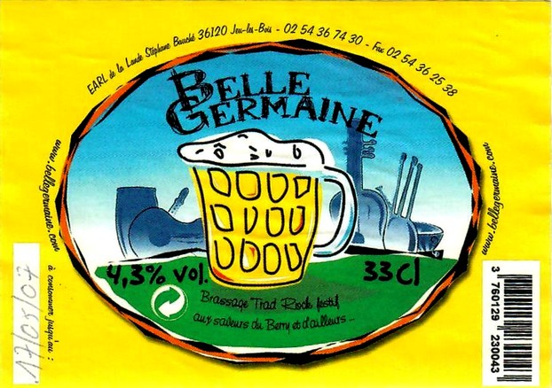 etiquette BRASSERIE DE LA LANDE 08