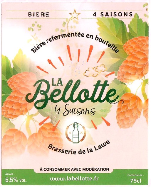 Etiquette BRASSERIE DE LA LAWE 02