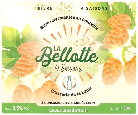 Etiquette BRASSERIE DE LA LAWE 10