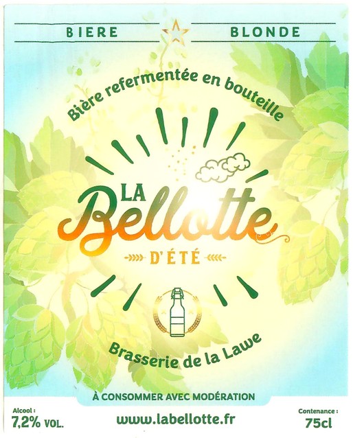 Etiquette BRASSERIE DE LA LAWE 11