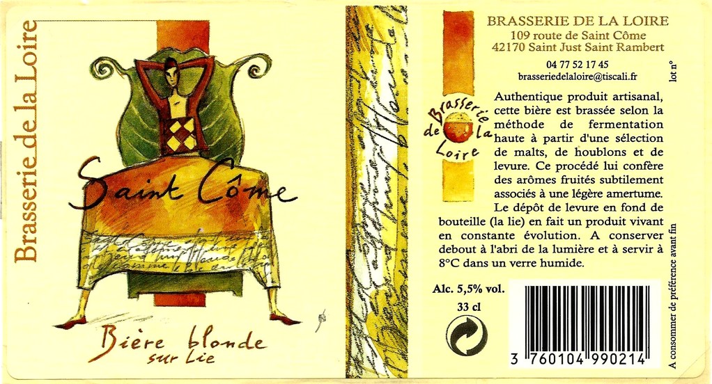 BRASSERIE DE LA LOIRE 17 etiquette BRASSERIE DE LA LOIRE 17