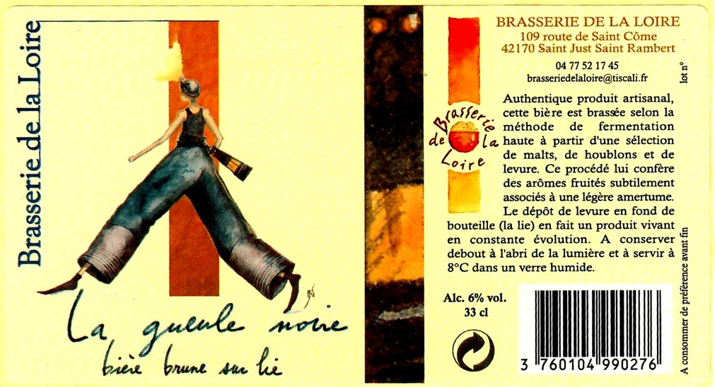 etiquette BRASSERIE DE LA LOIRE 22 etiquette BRASSERIE DE LA LOIRE 22