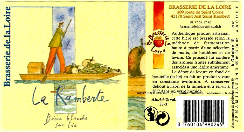 etiquette BRASSERIE DE LA LOIRE 28 etiquette BRASSERIE DE LA LOIRE 28