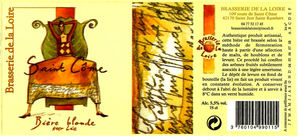 etiquette BRASSERIE DE LA LOIRE 34 etiquette BRASSERIE DE LA LOIRE 34