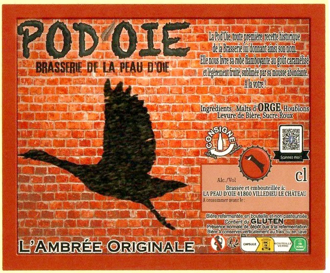 Etiquette BRASSERIE DE LA PEAU D'OIE 16
