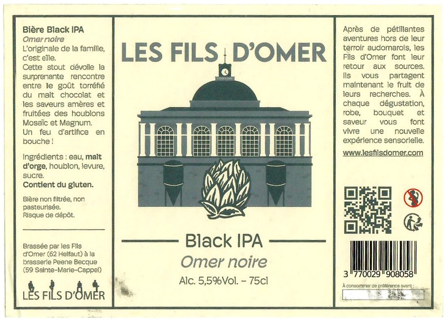 Etiquette BRASSERIE DE LA PEENE BECQUE 03